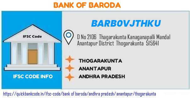 Bank of Baroda Thogarakunta BARB0VJTHKU IFSC Code