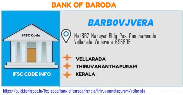 Bank of Baroda Vellarada BARB0VJVERA IFSC Code