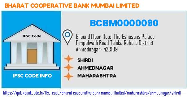 BCBM0000090 Bharat Co-operative Bank. SHIRDI