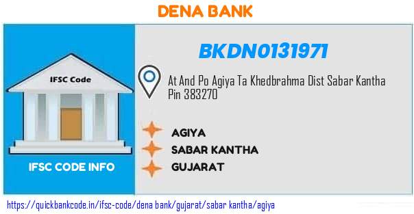 Dena Bank Agiya BKDN0131971 IFSC Code