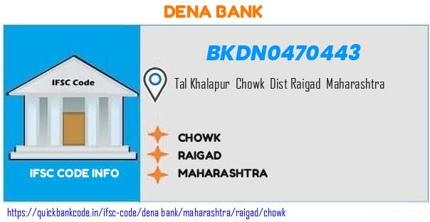 Dena Bank Chowk BKDN0470443 IFSC Code