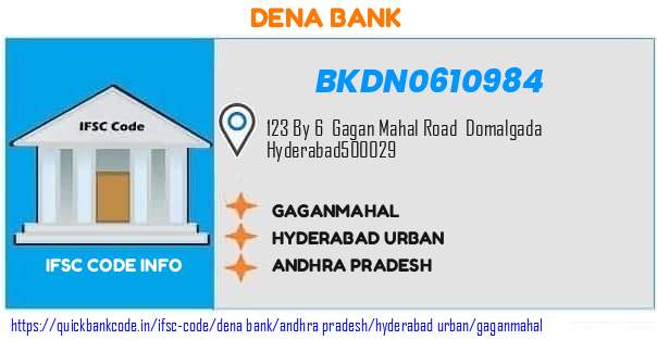 Dena Bank Gaganmahal BKDN0610984 IFSC Code