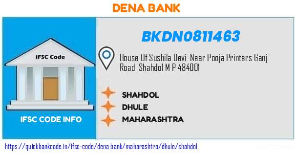 Dena Bank Shahdol BKDN0811463 IFSC Code