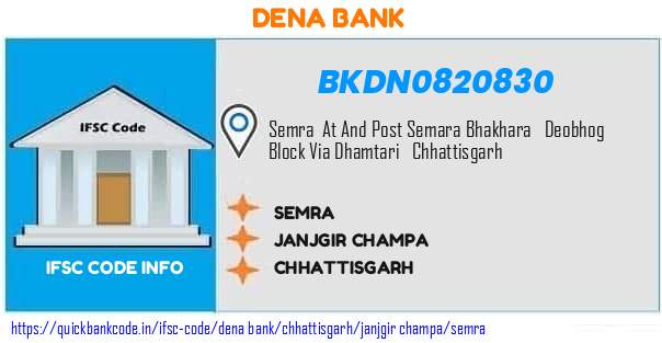Dena Bank Semra BKDN0820830 IFSC Code