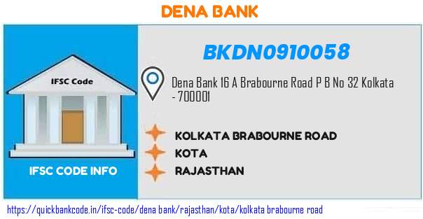 Dena Bank Kolkata Brabourne Road BKDN0910058 IFSC Code