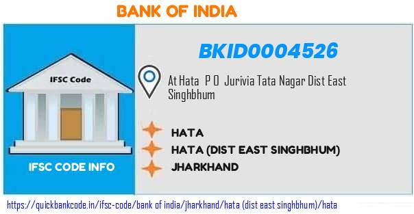 BKID0004526 Bank of India. HATA