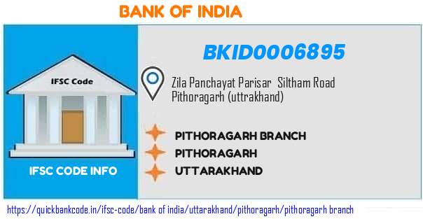Bank of India Pithoragarh Branch BKID0006895 IFSC Code