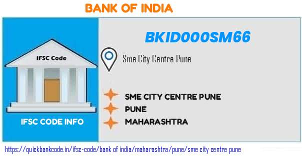 Bank of India Sme City Centre Pune BKID000SM66 IFSC Code