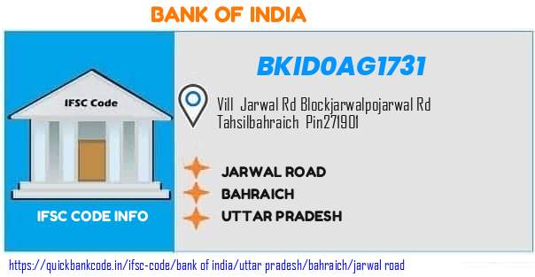 Bank of India Jarwal Road BKID0AG1731 IFSC Code