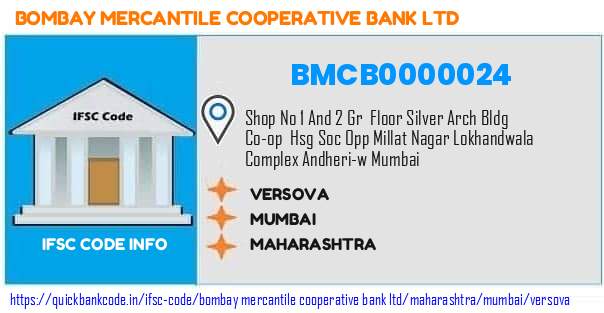 Bombay Mercantile Cooperative Bank Versova BMCB0000024 IFSC Code