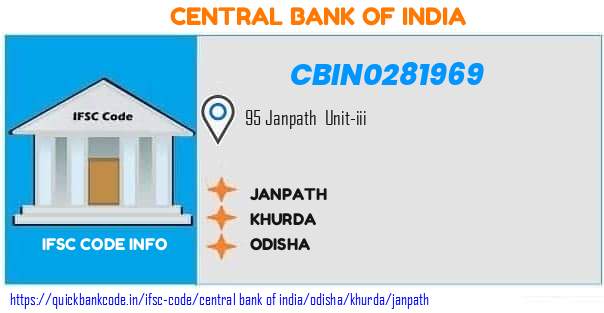 Central Bank of India Janpath CBIN0281969 IFSC Code