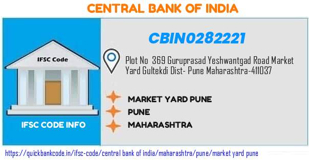 Central Bank of India Market Yard Pune CBIN0282221 IFSC Code