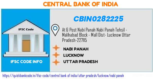 Central Bank of India Nabi Panah CBIN0282225 IFSC Code