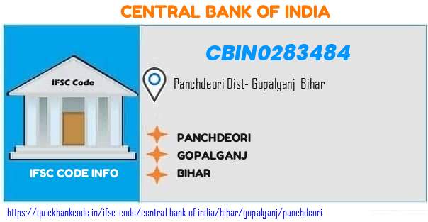 Central Bank of India Panchdeori CBIN0283484 IFSC Code