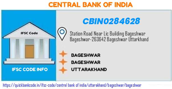CBIN0284628 Central Bank of India. BAGESHWAR