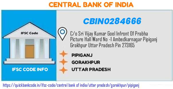 Central Bank of India Pipiganj CBIN0284666 IFSC Code