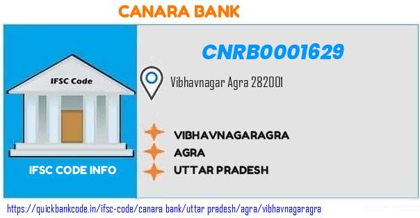 Canara Bank Vibhavnagaragra CNRB0001629 IFSC Code