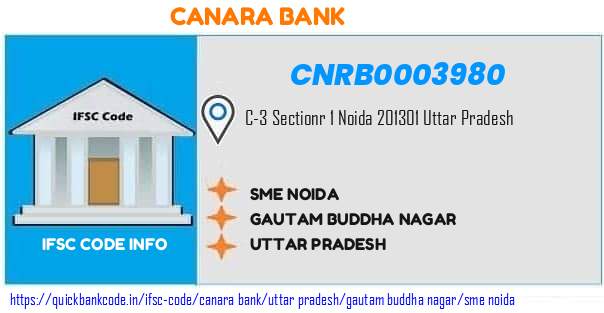 Canara Bank Sme Noida CNRB0003980 IFSC Code