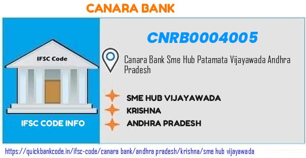Canara Bank Sme Hub Vijayawada CNRB0004005 IFSC Code