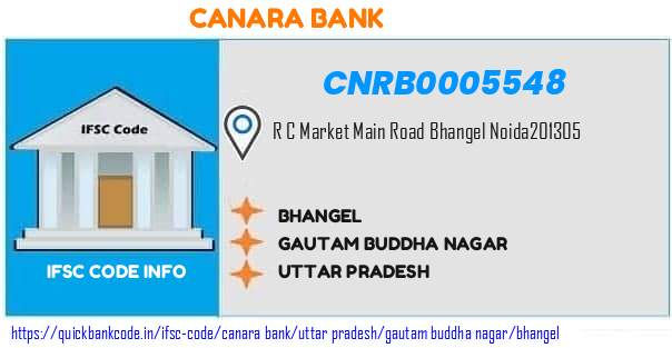 Canara Bank Bhangel CNRB0005548 IFSC Code