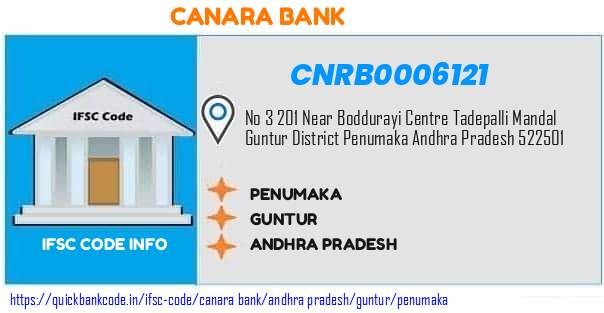 Canara Bank Penumaka CNRB0006121 IFSC Code