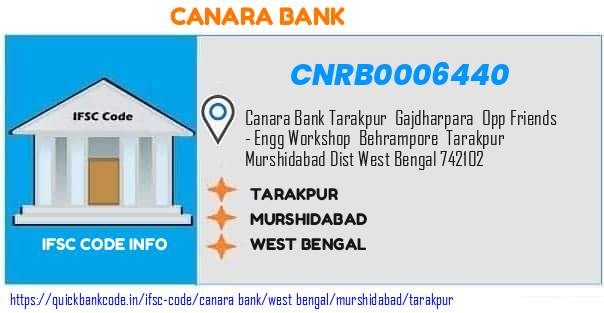 Canara Bank Tarakpur CNRB0006440 IFSC Code