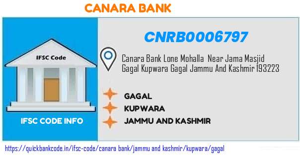 Canara Bank Gagal CNRB0006797 IFSC Code