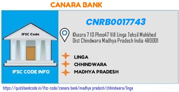 Canara Bank Linga CNRB0017743 IFSC Code