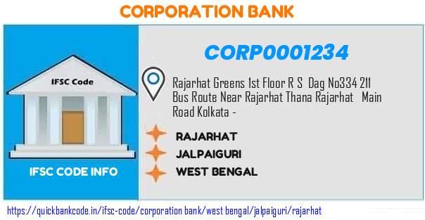 Corporation Bank Rajarhat CORP0001234 IFSC Code