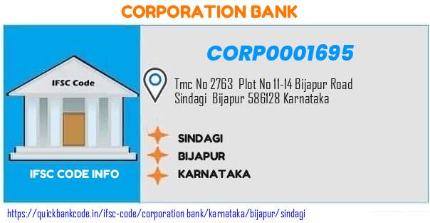 Corporation Bank Sindagi CORP0001695 IFSC Code