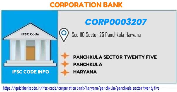 Corporation Bank Panchkula Sector Twenty Five CORP0003207 IFSC Code