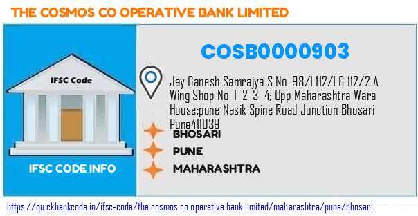The Cosmos Co Operative Bank Bhosari COSB0000903 IFSC Code
