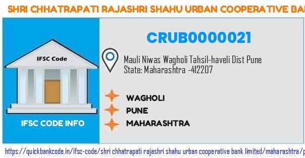 Shri Chhatrapati Rajashri Shahu Urban Cooperative Bank Wagholi CRUB0000021 IFSC Code