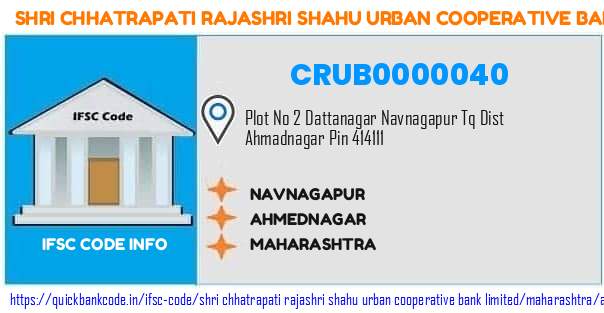 Shri Chhatrapati Rajashri Shahu Urban Cooperative Bank Navnagapur CRUB0000040 IFSC Code