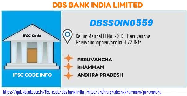Dbs Bank India Peruvancha DBSS0IN0559 IFSC Code