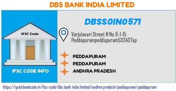 Dbs Bank India Peddapuram DBSS0IN0571 IFSC Code