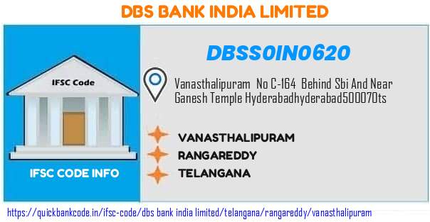 Dbs Bank India Vanasthalipuram DBSS0IN0620 IFSC Code