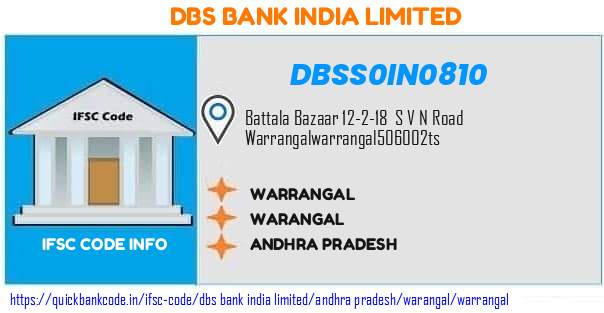 Dbs Bank India Warrangal DBSS0IN0810 IFSC Code