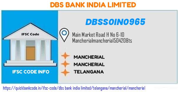 Dbs Bank India Mancherial DBSS0IN0965 IFSC Code