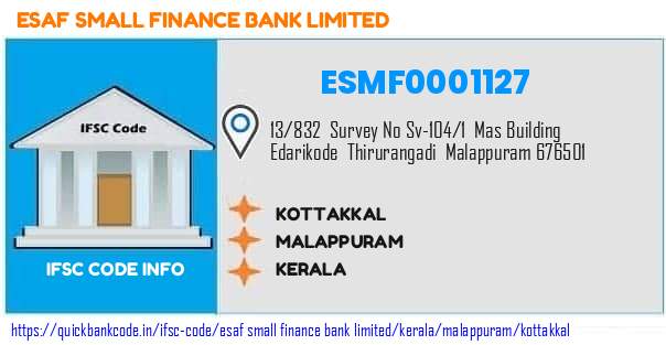 Esaf Small Finance Bank Kottakkal ESMF0001127 IFSC Code