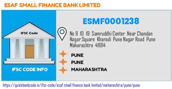 Esaf Small Finance Bank Pune ESMF0001238 IFSC Code
