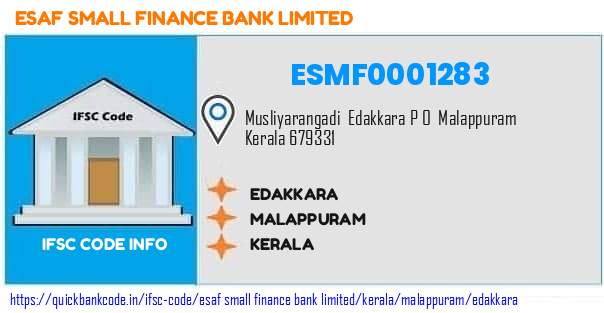 Esaf Small Finance Bank Edakkara ESMF0001283 IFSC Code