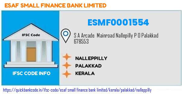 Esaf Small Finance Bank Nalleppilly ESMF0001554 IFSC Code