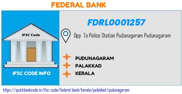 FDRL0001257 Federal Bank. PUDUNAGARAM