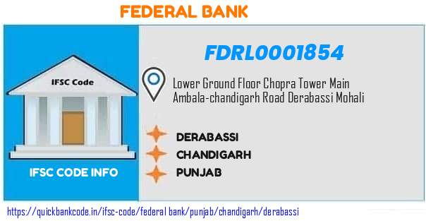 Federal Bank Derabassi FDRL0001854 IFSC Code