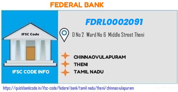 Federal Bank Chinnaovulapuram FDRL0002091 IFSC Code