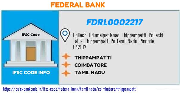 Federal Bank Thippampatti FDRL0002217 IFSC Code