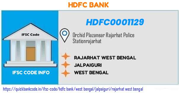 HDFC0001129 HDFC Bank. RAJARHAT - WEST BENGAL