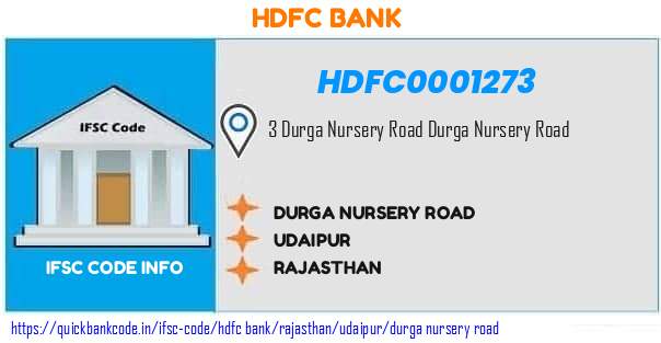 Hdfc Bank Durga Nursery Road HDFC0001273 IFSC Code