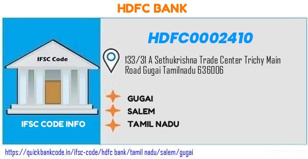 Hdfc Bank Gugai HDFC0002410 IFSC Code